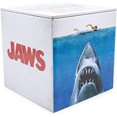 Storage Boxes on sale Ukonic JAWS Logo Tin Cube Organizer Lid Storage Box