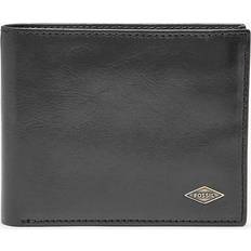 Fossil Leather Bifold Wallet - Black