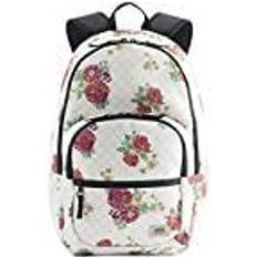 White Computer Bags Vans motive floral backpack