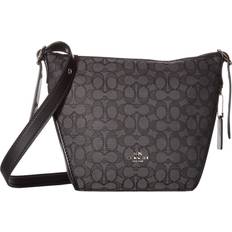 Coach Black Duffel Bags & Sport Bags Coach Small Dufflette in Signature Sv/Black Smoke/Black One Size