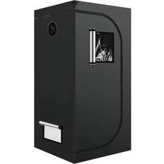 iPower Hydroponic Water-Resistant Grow Tent Rustfrit stål Plast