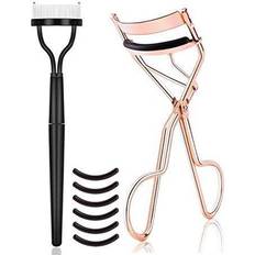 Eyelash Curler Kit Metal Lash Curlers with Mascara Applicator - E