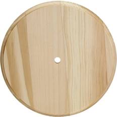 Multicolored Wall Clocks Hollow Wood Plaque Round