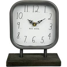 Roman Numerals Table Clocks Rae Dunn Rae Dunn Metal on Wooden Base Table Clock