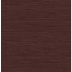 Grasscloth peel and stick wallpaper Society Social Aubergine Classic Faux Grasscloth Peel & Stick Wallpaper