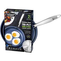 Granitestone Diamond Pro Stainless Steel Tri-Ply Non-Stick Cookware Set 2 Parts
