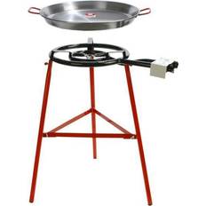 Paella set Garcia Tabarca Paella Pan Set with Burner, 20-Inch Carbon