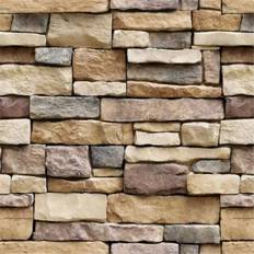 Self stick backsplash Yancorp stone wallpaper rock self-adhesive paper peel and stick backsplash wa