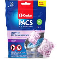 Floor Treatments O-Cedar PACS Hard Floor Cleaner, Lavender Scent 10ct 1-Pack Naturally-Derived