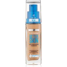 Maybelline New York Superstay Better Skin Foundation, Buff Beige, 1 Fluid Ounce