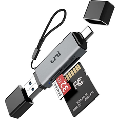 Micro sd til usb c Uni Sd card reader, usb 3.0/usb c supports sd/micro