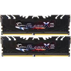 G skill flare x ddr4 G.Skill Atmintis Flare X, DDR4, 16 GB, 3200 MHz, CL16 F4-3200C16D-16GFX 2 x 8GB, 3200 MHz, DDR4-RAM, DIMM RAM