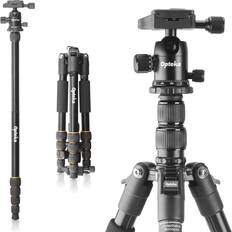 Camera Tripods Opteka 59" 2-in-1 photo video travel tripod monopod combo with ball head case