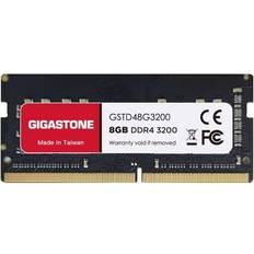 Gigastone 8GB RAM DDR4-3200MHz PC4-25600 CL22 1.2V SODIMM 260 Pin Unbuffered Non ECC for Notebook Laptop Memory Module Ram Upgrade