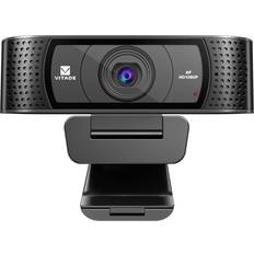 Webcams Vitade Hd webcam 1080p with microphone & cover slide, 928a pro usb computer