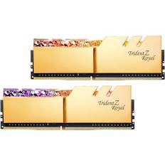 RAM Memory G.Skill 32GB DDR4 Trident Z Royal Gold 4000Mhz PC4-32000 CL19 1.35V Dual Channel Kit 2x16GB F4-4000C19D-32GTRG