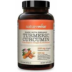 Curcumin NatureWise Organic Turmeric Curcumin 180 Vegan