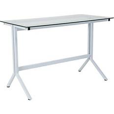 Flash Furniture Clear/White, 43.25&quot Writing Desk