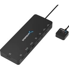 Sabrent USB Type C Dual KVM Switch with Power Delivery [USB-CKDH]