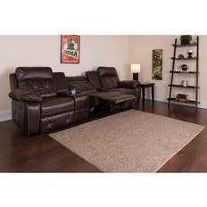 Brown Sofas Flash Furniture Reel Comfort Series 3-Seat Reclining Sofa