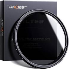 Variable Neutral-density Lens Filters K&F Concept 67mm adjustable nd lens filter variable neutral density nd2 to nd400