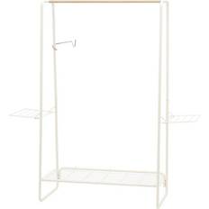 Black Clothes Racks Iris White Metal H Clothes Rack