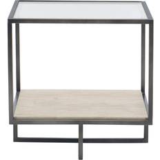 Brown Small Tables Bernhardt Harlow Metal Square