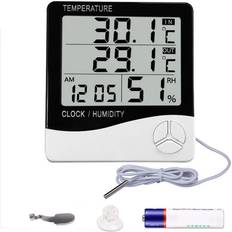 Thermometers & Weather Stations Digital Hygrometer Thermometer Office Temp Humidity Gauge Meter Display