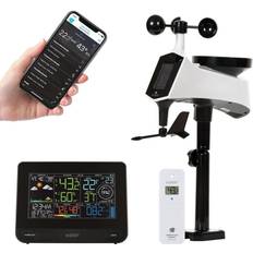 LA CROSSE TECHNOLOGY Professional Smart WiFi Weather Station with Remote Monitoring 400 Foot Range Wind and Rain Gauges