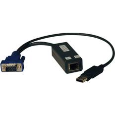 KVM Switch USB Server Interface Unit Virtual Media HD15 USB RJ45 B078 101 USB 1
