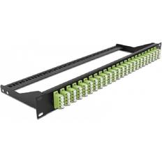 Server kabler DeLock 19? LWL Patchpanel Quad lindgrün, Server