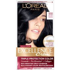 Loreal black hair dye L'Oréal Paris excellence creme permanent hair