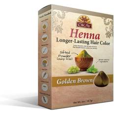 Golden brown color OKAY Longer Lasting Henna Color Golden Brown