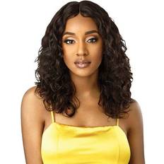 Outre Unprocessed Human Hair Mytresses Gold Label Lace Front Wig NATURAL CURLY 20-22