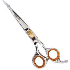 Gold Hair Scissors Nixcer Hair Cutting Scissors 6.5 in with Fine Adjustment