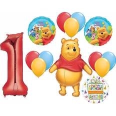 Birthday party supplies Winnie the pooh 1st first birthday party supplies and balloon