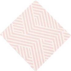 Birthdays Paper Napkins Fun Express Pink overlapping chevrons luncheon napkins, party supplies, 16 pieces