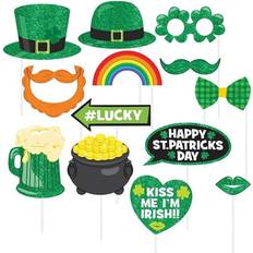 Amscan St. Patrick's Day Photo Prop Kit 13-Count, 2-Pack Multi