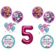 Birthdays Animal & Character Balloons Anagram 5th birthday skye & everest paw patrol girl balloons decoration supplies party