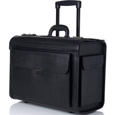 Rolling briefcase Alpine Swiss Swiss Rolling 17" Laptop Briefcase on Wheels Attache Lawyers Case