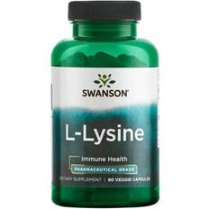 Llysin Swanson AjiPure L-Lysin 500 mg 90 Kapsler 90 stk