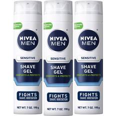 Nivea Men sensitive shave gel with e, soothing chamomile and witch ha