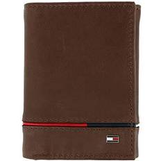 Tommy wallet Tommy Hilfiger Men's Leather Leif RFID Trifold Wallet with Double ID
