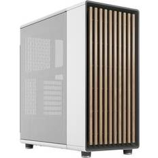 Fractal Design North ATX mATX Mid Tower PC Case - Chalk White