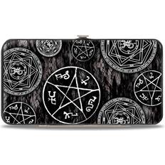 Buckle-down Hinge Supernatural Devil's Trap Pentagrams Grays/Black/White Wallet, Wallet