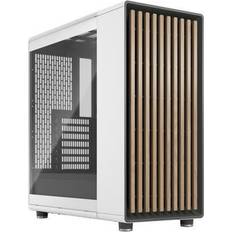 Fractal north Fractal Design FD-C-NOR1C-04 North Mid-Tower Case with Mesh Side Panel Chalk