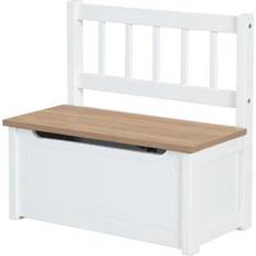 Blanc Bancs de Rangement Roba Kindertruhenbank Woody