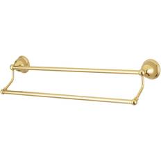 Kingston Brass Restauro Portasciugamani Doppio 18 in Ottone Lucido