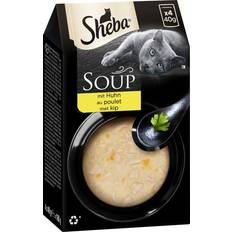 Sheba sachets multipack soup with chicken 80