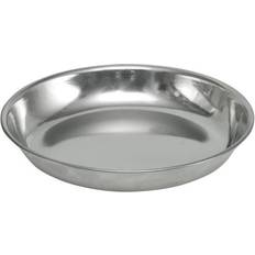 Nobby Flat Stainless Steel Cat Bowls Pet Argenté